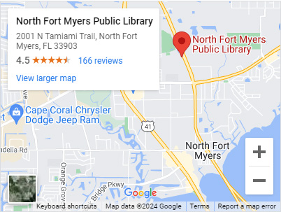 Google Map to North Fort Myers Public Library